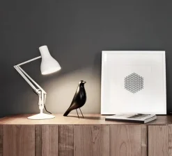 Lampe de bureau, Type 75, blanc alpin, Ø14cm, H57cm - Anglepoise