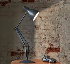 Lampe de bureau, Type 75, gris, 2700K, 470lm, Ø14cm, H57cm - Anglepoise