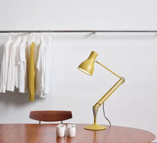 Lampe de bureau, Type 75, jaune, moutarde, Margaret Howell, Ø14cm, H57cm - Anglepoise