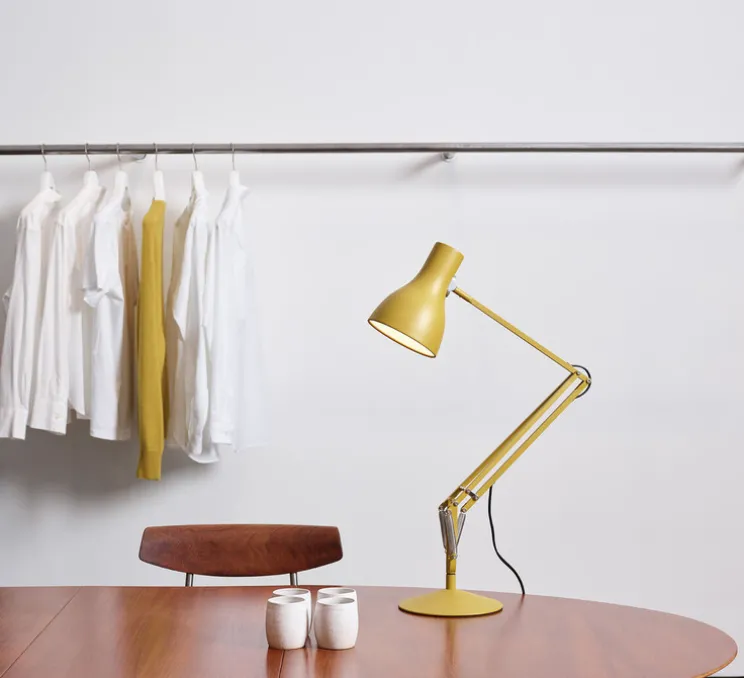 Lampe de bureau, Type 75, jaune, moutarde, Margaret Howell, Ø14cm, H57cm - Anglepoise