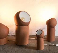 Lampe de sol, Terra Light M, terracotta, Ø16,5cm, H39cm - Serax