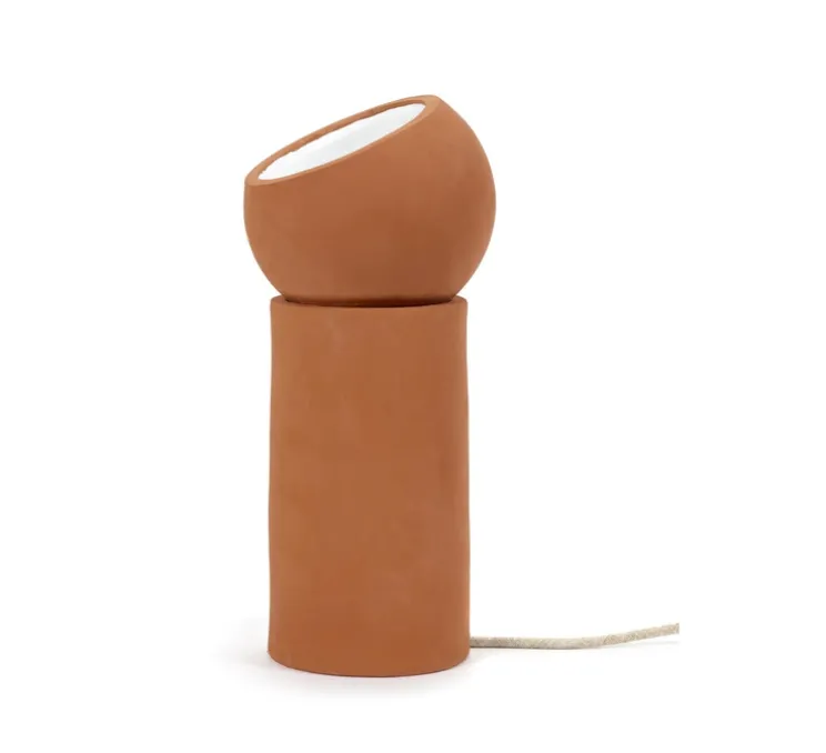 Lampe de sol, Terra Light M, terracotta, Ø16,5cm, H39cm - Serax