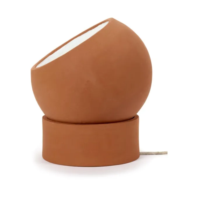Lampe de sol, Terra Light Low, terracotta, Ø31cm, H36cm - Serax