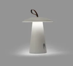Lampe d'extérieur, baladeuse, TASK, portable, blanc, IP54, LED, 3000K, 263lm, Ø19,7cm, H29,2cm - FARO