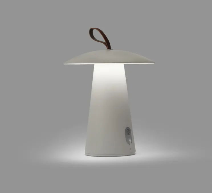Lampe d'extérieur, baladeuse, TASK, portable, blanc, IP54, LED, 3000K, 263lm, Ø19,7cm, H29,2cm - FARO