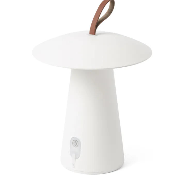 Lampe d'extérieur, baladeuse, TASK, portable, blanc, IP54, LED, 3000K, 263lm, Ø19,7cm, H29,2cm - FARO