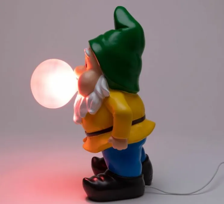 Lampe, Gummy Working, nain, vert, L18cm, H40cm - Seletti