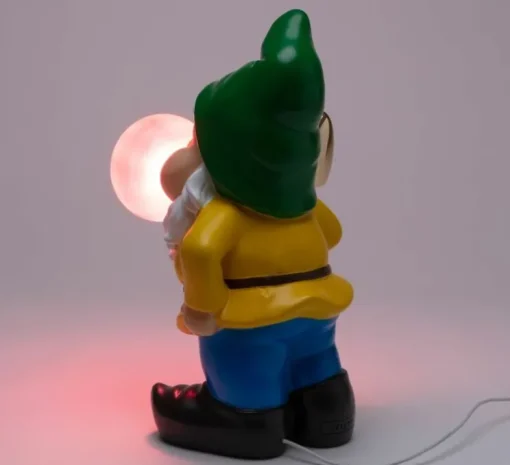 Lampe, Gummy Working, nain, vert, L18cm, H40cm - Seletti