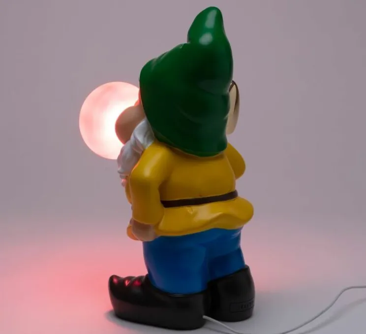 Lampe, Gummy Working, nain, vert, L18cm, H40cm - Seletti