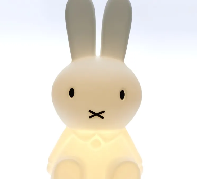 Lampe Lapin, enfants, Miffy Original Star Light, blanc, H50cm - Mr Maria