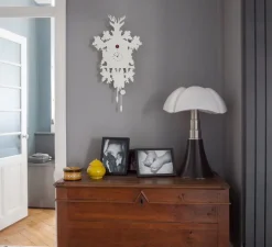 Lampe, PIPISTRELLO, marron foncé, Ø55cm, H86cm - Martinelli-luce