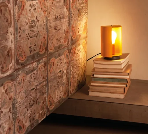Lampe, Pivotante, Charlotte Perriand, jaune, Ø12,5cm, H20cm - Nemo Lighting