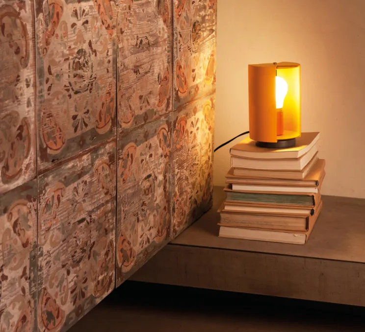 Lampe, Pivotante, Charlotte Perriand, jaune, Ø12,5cm, H20cm - Nemo Lighting