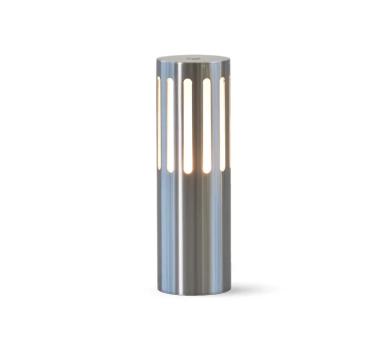 Lampe Portable, Bloomsbury, acier inoxydable, LED, dim, 3000K, lm, Ø5,4cm, H16cm - Rubn