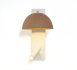 Liseuse, Absis A Reader, vertical, blanc, terracotta, L17cm, H33cm - Luxcambra