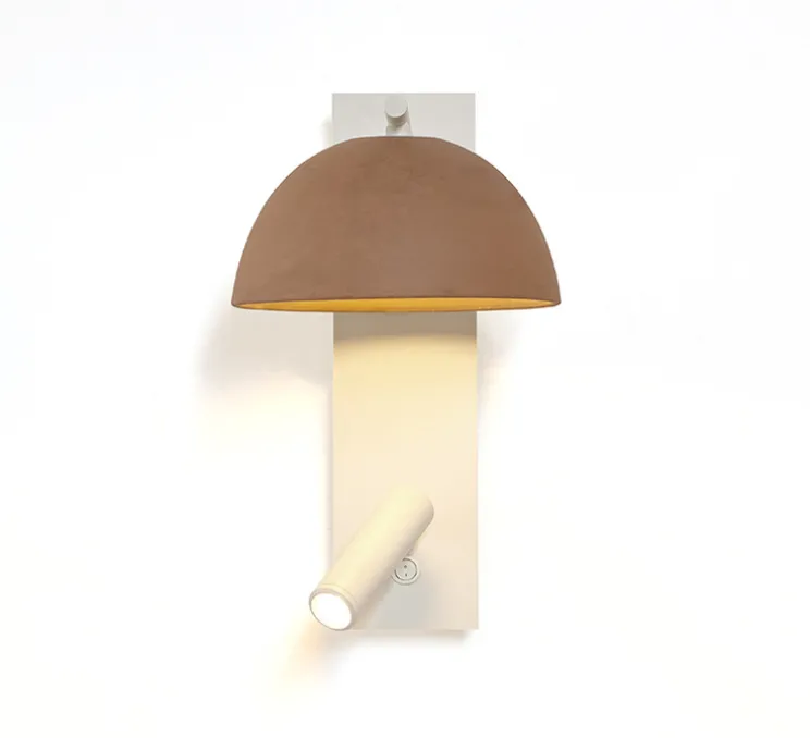 Liseuse, Absis A Reader, vertical, blanc, terracotta, L17cm, H33cm - Luxcambra
