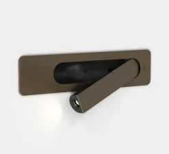 Liseuse murale, Keta, bronze, LED, 2700K, 155 lm, L6,3cm, H25,6cm - Astro