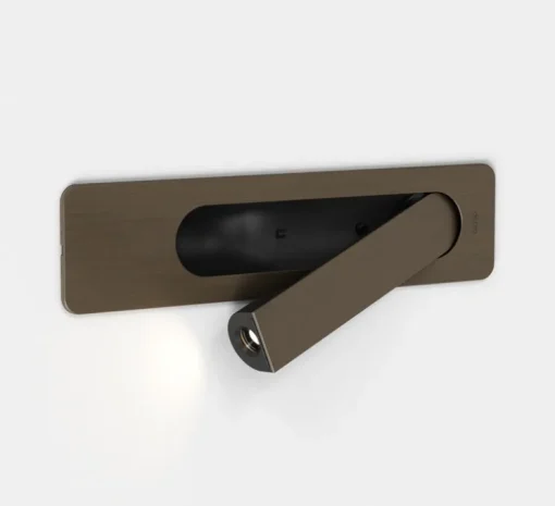 Liseuse murale, Keta, bronze, LED, 2700K, 155 lm, L6,3cm, H25,6cm - Astro