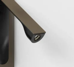 Liseuse murale, Keta, bronze, LED, 2700K, 155 lm, L6,3cm, H25,6cm - Astro