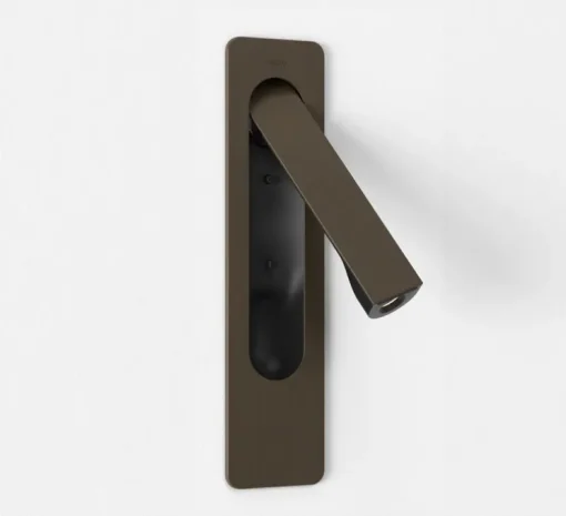 Liseuse murale, Keta, bronze, LED, 2700K, 155 lm, L6,3cm, H25,6cm - Astro