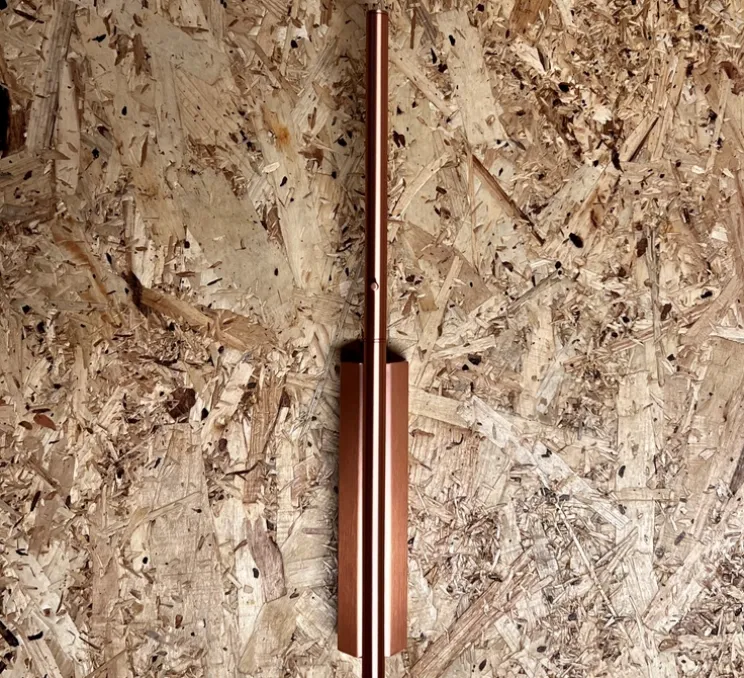Liseuse murale, LINK 410, Cuivre satiné, LED, 2700k, 240lm, L4.5cm, H41cm - CVL