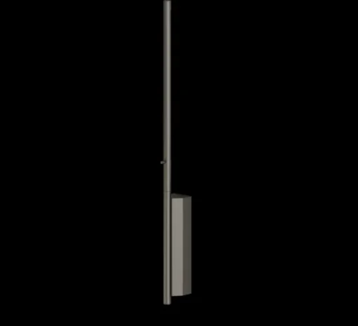 Liseuse murale, LINK 410, graphite satiné, sans interrupteur, LED, 2700k, 250lm, L4.5cm, H41cm - CVL