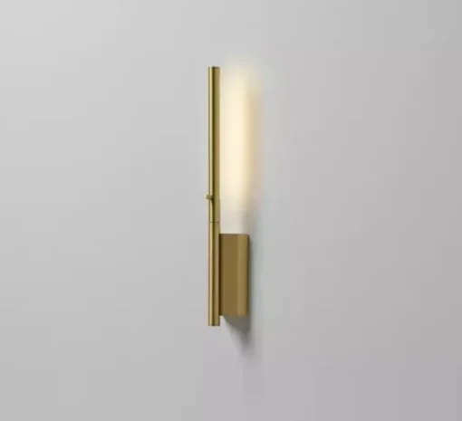 Liseuse murale, LINK, laiton, LED, dimmable, 2700k, 360lm, L5cm, H58cm - CVL