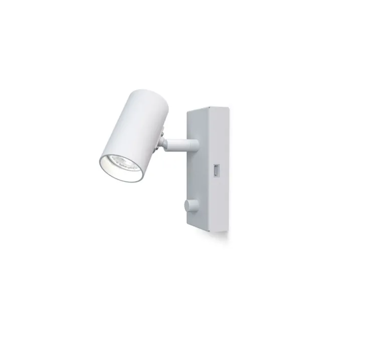 Liseuse murale, Tyson Right, blanc, L6,5cm, H19cm - Belid