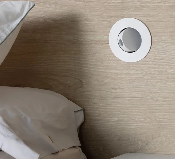 Liseuse, Spot encastrable, Click, blanc, LED, 2700K, 196 lm, Ø11,5cm, H7,5cm - Faro