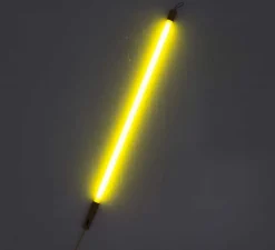 Luminaire, tube neon, Linea, jaune, LED, 3000K, L134.5cm, cm - Seletti