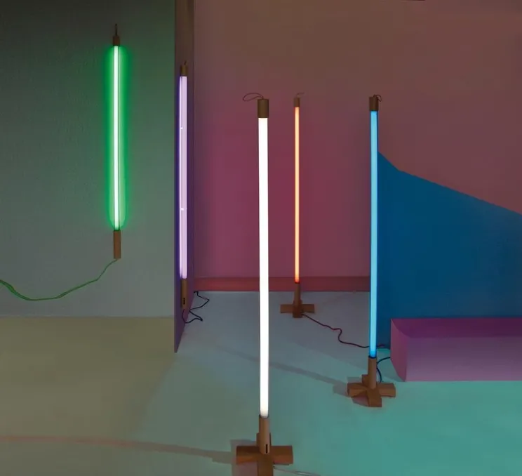 Luminaire, tube néon, Linea, vert, L134.5cm, cm - Seletti