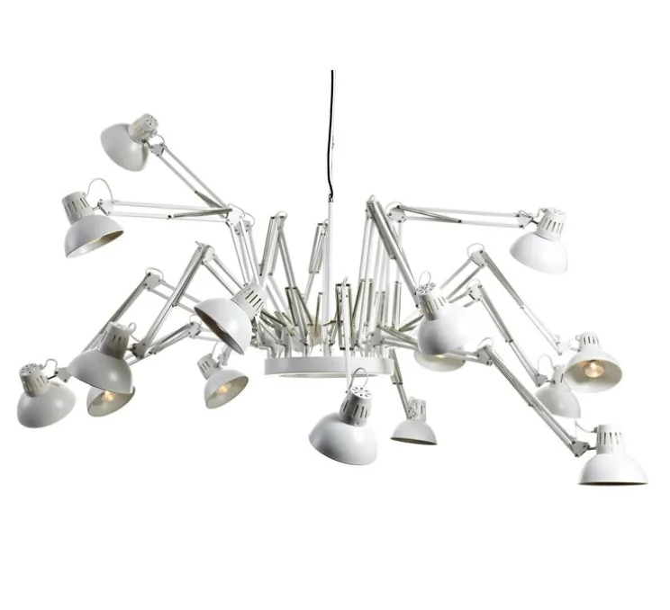 Lustre, 16 bras, Dear Ingo, blanc, Ø73cm, H68cm - Moooi