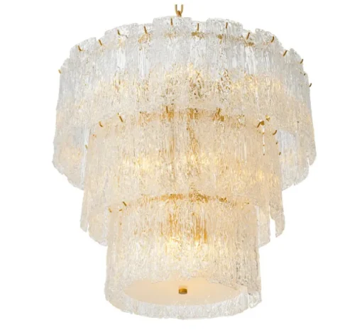 Lustre, Almeria, Laiton antique, verre, Ø81cm, H72cm - Eichholtz