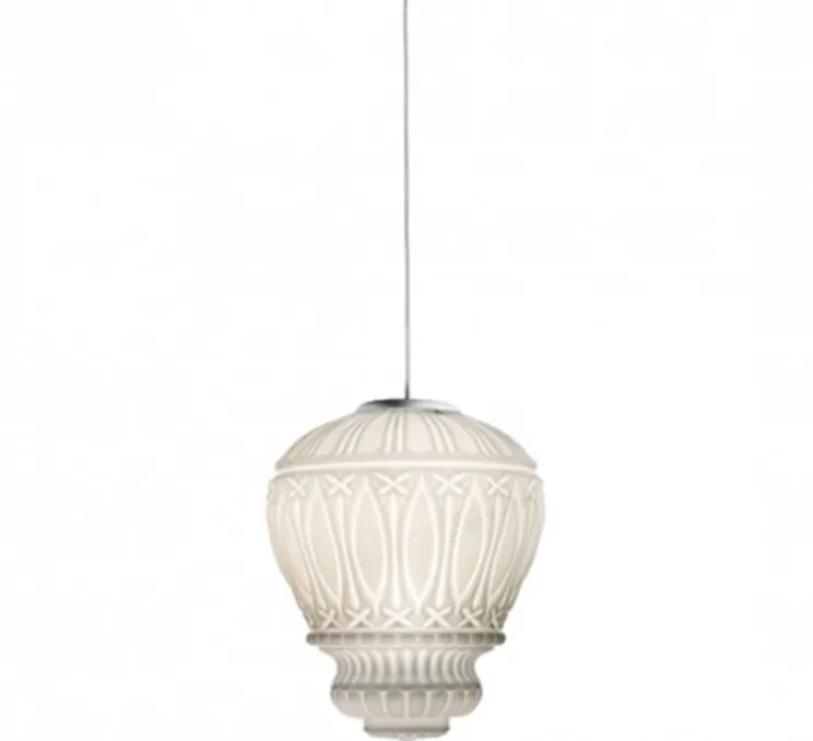 Lustre, Arabesque, blanc GLOSSY, Ø30cm, H40cm - MM LAMPADARI