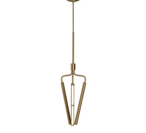 Lustre, Archangel 3 415, laiton, LED, dim, 2700K, lm, L29cm, H95-122,5cm - Rubn