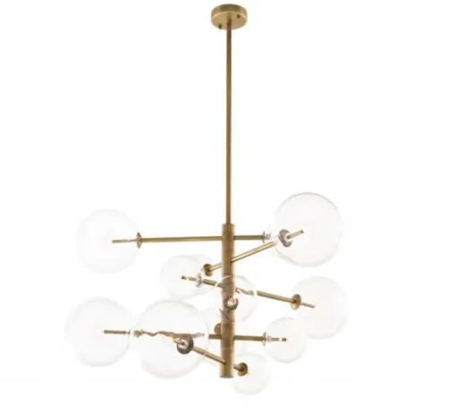 Lustre, Argento S, laiton, ø90cm, H78,5cm - Eichholtz
