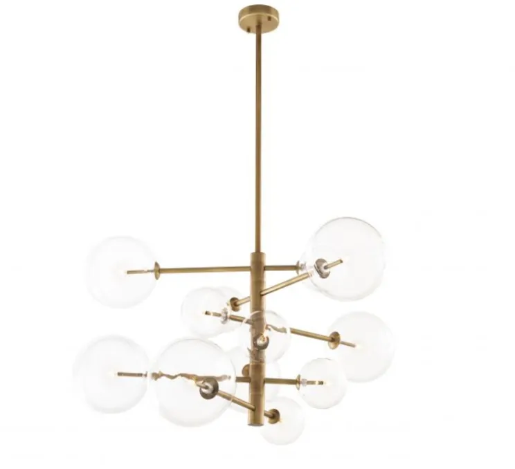 Lustre, Argento S, laiton, ø90cm, H78,5cm - Eichholtz