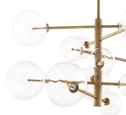 Lustre, Argento S, laiton, ø90cm, H78,5cm - Eichholtz
