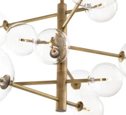 Lustre, Argento S, laiton, ø90cm, H78,5cm - Eichholtz