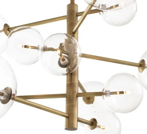 Lustre, Argento S, laiton, ø90cm, H78,5cm - Eichholtz
