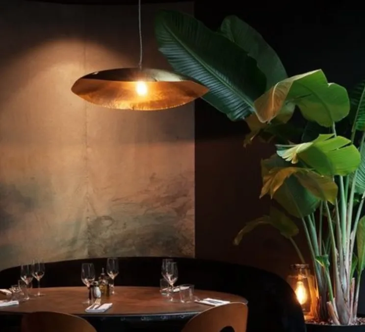 Lustre, Brass 95, laiton, L80cm, P70cm, H20cm - Gervasoni