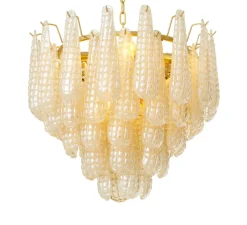 Lustre, Chaves S, Champagne, laiton antique, Ø63,5cm, H53,5cm - Eichholtz