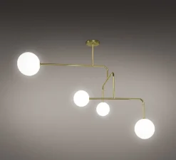 Lustre, Constellation, laiton, Ø110cm, H79cm - Alma light