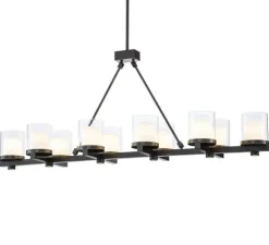 Lustre, Donovan, bronze, L155cm, H59cm - Eichholtz