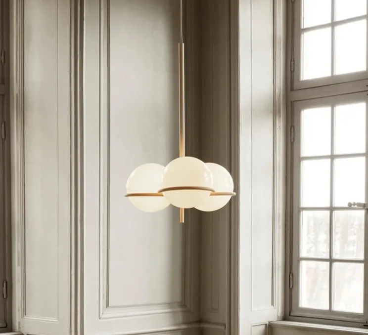 Lustre, Era, beige, Ø48cm, H20cm - Ferm Living