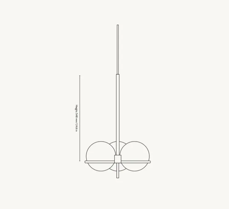 Lustre, Era, beige, Ø48cm, H20cm - Ferm Living