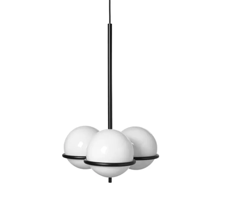 Lustre, Era, noir, Ø48cm, H20cm - Ferm Living