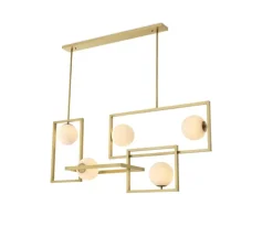 Lustre, Erasmus, laiton, L160cm, H70,5cm - Eichholtz