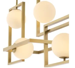 Lustre, Erasmus, laiton, L160cm, H70,5cm - Eichholtz