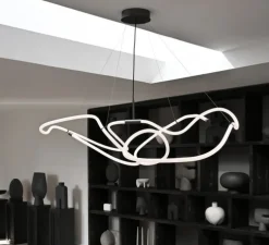 Lustre, Ghost, Big, blanc, bronze, LED, dim, 2400K, 2059 lm, L156cm, H47cm - 101 Copenhagen